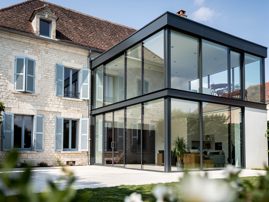 Extension maison architecte Vichy moderne